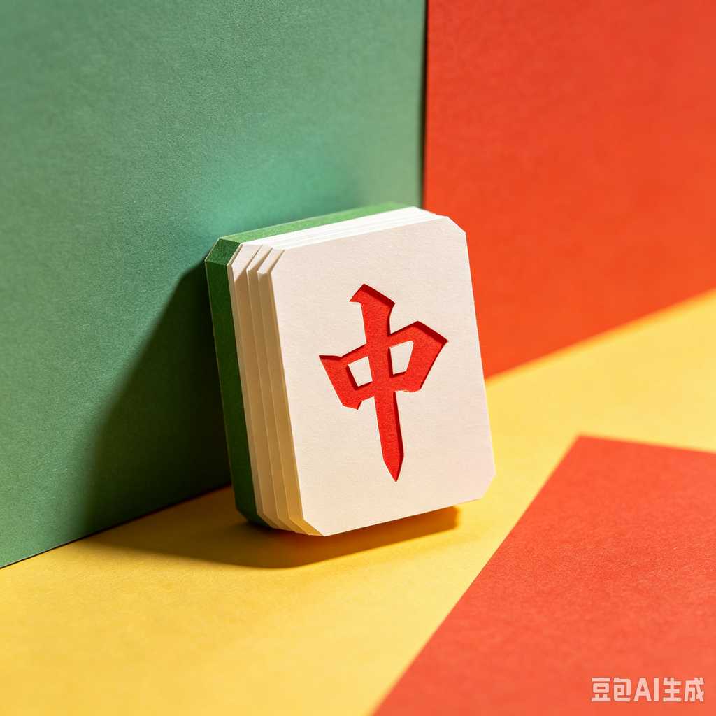 unique decoration mahjong tiles